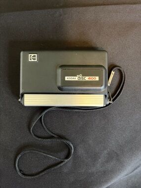 Vintage Kodak Disc 4100 Film Camera Photography Photos 1980s Untested